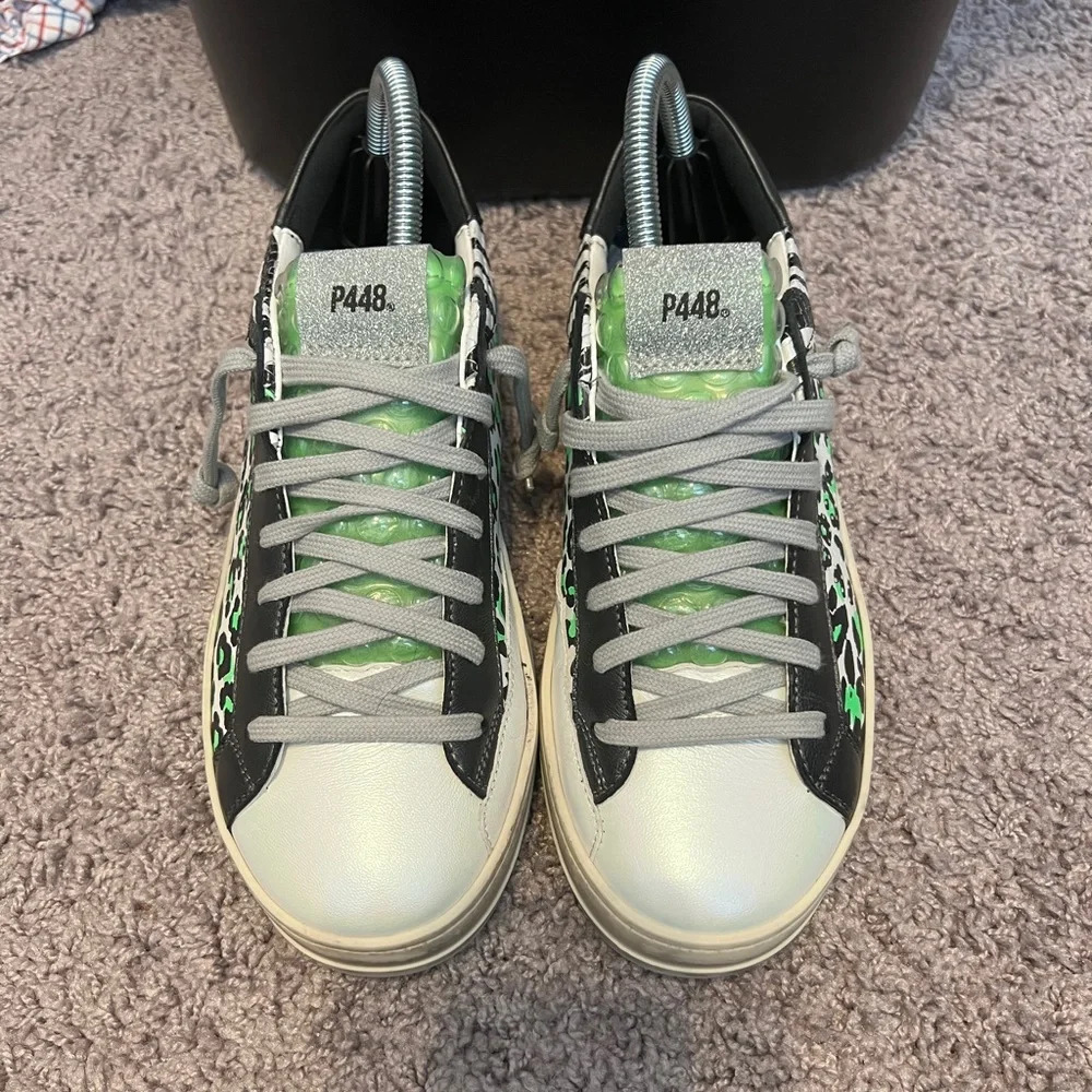 NWOT P448 women’s John cheetah sneaker size 8.5